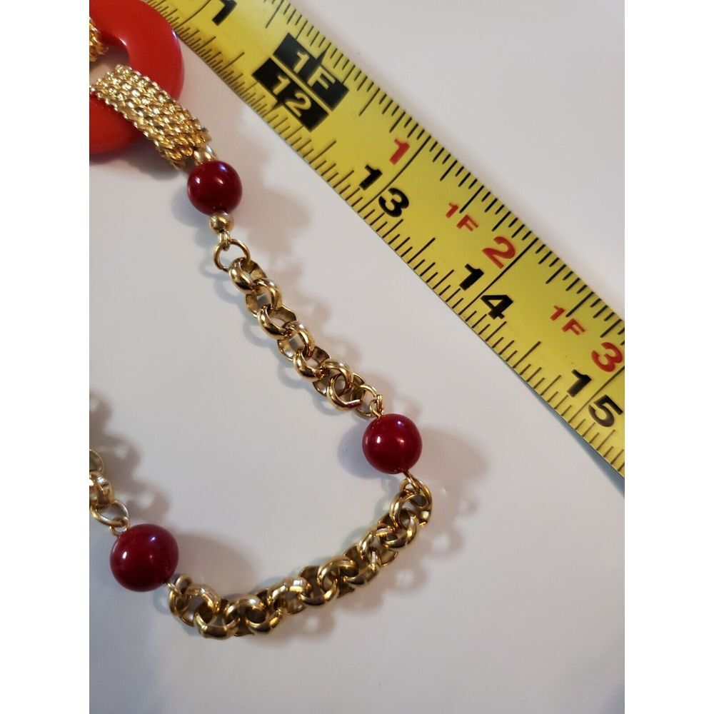 Vintage (70's) Goldtone Necklace - Picture 3 of 4